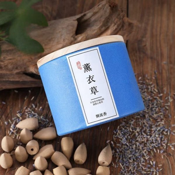 Best Natural Organic Lavender Fragrance Backflow Incense Cones for Home