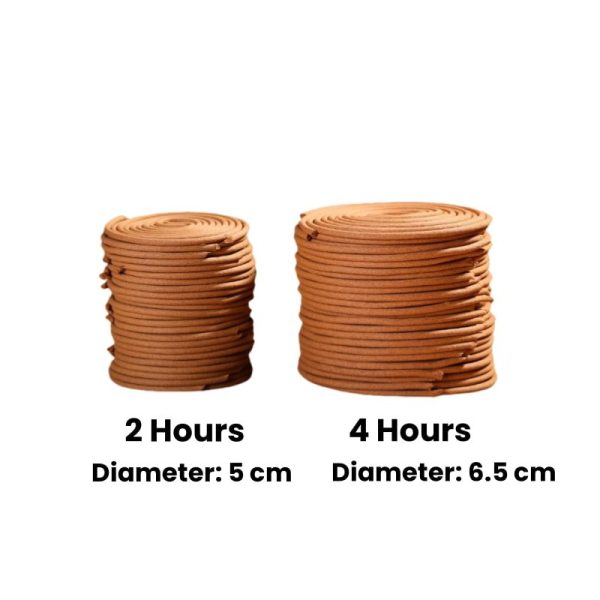Chinese Small and Large Sandalwood Incense Coils