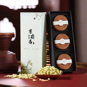 Chinese Traditional Natural Jasmine Fragrant Coiled Incense for Home