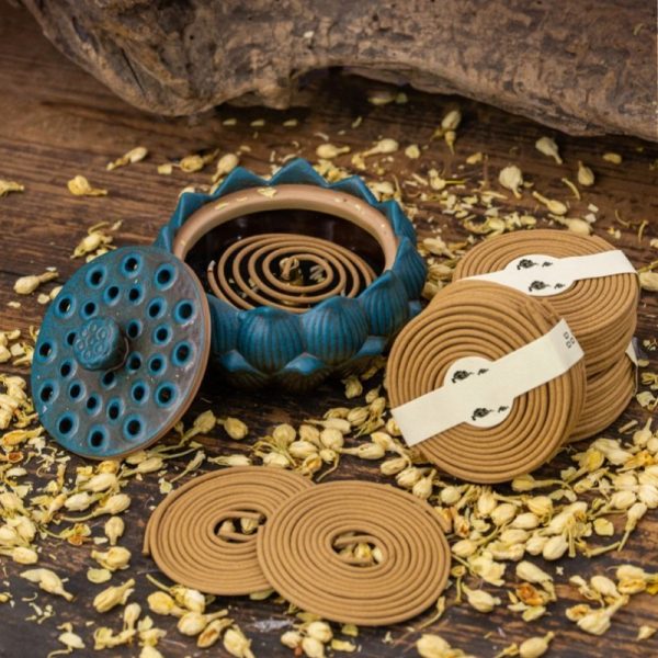 Good Smelling Jasmine Flavor Aromatherapy Coil Incense Box from China