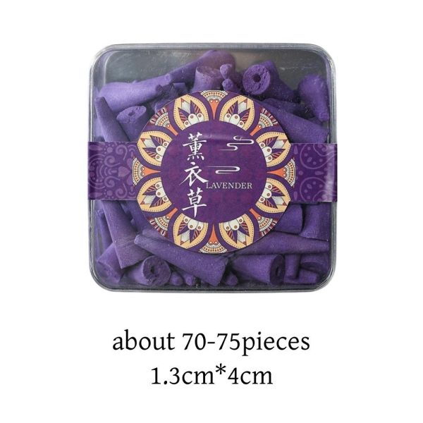 Good Smelling Organic Lavender Fragrance Backflow Waterfall Incense Cone