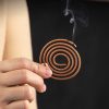 Handcrafted Antique Agarwood, Mugwort and Sandalwood Scent Coil Incenses Gift Set --3 Boxes
