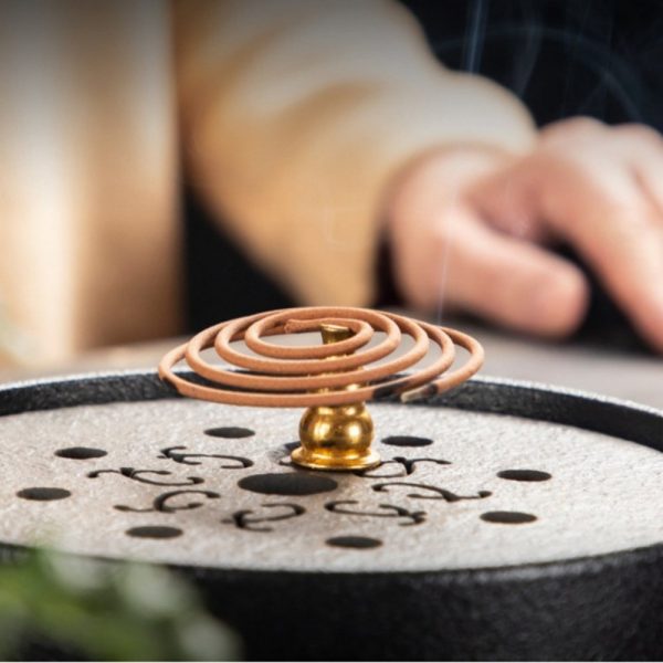 Handcrafted Antique Agarwood, Mugwort and Sandalwood Scent Coil Incenses Gift Set --3 Boxes