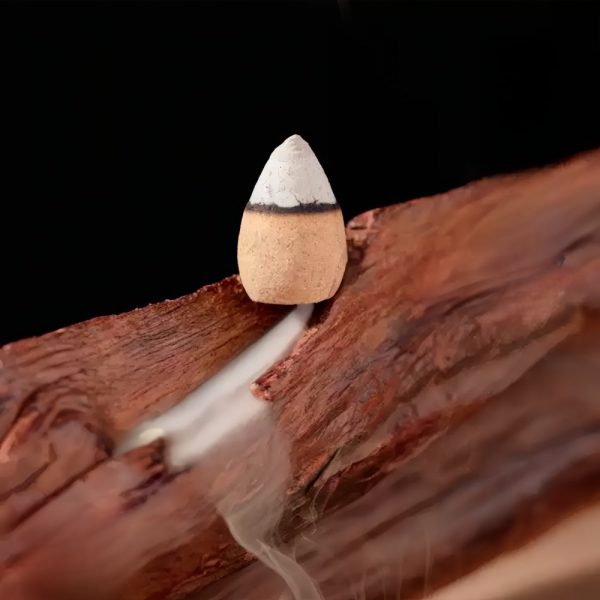 Handmade Natural Plant Sandalwood Backflow Cone Incense for Mediation from China
