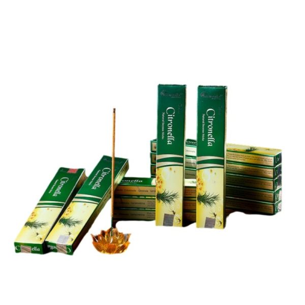 Natural Hand Rolled Citronella Repellent Incense Mosquito Stick for Home