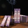 Natural Premium Hand Rolled Lavender Fragrance Indian Incense Sticks for Home Air Purifier