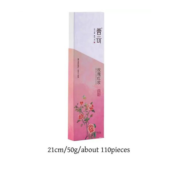 Natural Organic Rose Fragrance Aromatherapy Stick Incense Box