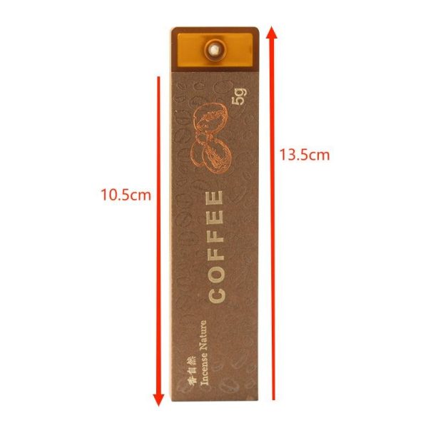 Portable Pocket-Sized 100% Pure Handmade Coffee Incense Sticks with Built-in Holder From China