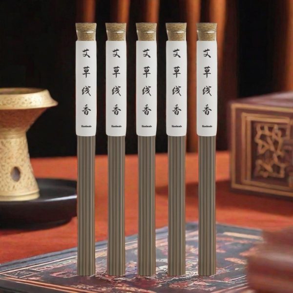 Premium Handmade Natural Mugwort Fragrant Incense with Sticks from China