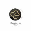 Mini Cloud Shaped Chinese Agarwood Spiral Coil Incense 6 Pieces Sample