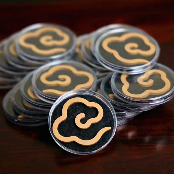 Mini Cloud Shaped Chinese Agarwood Spiral Coil Incense 6 Pieces Sample